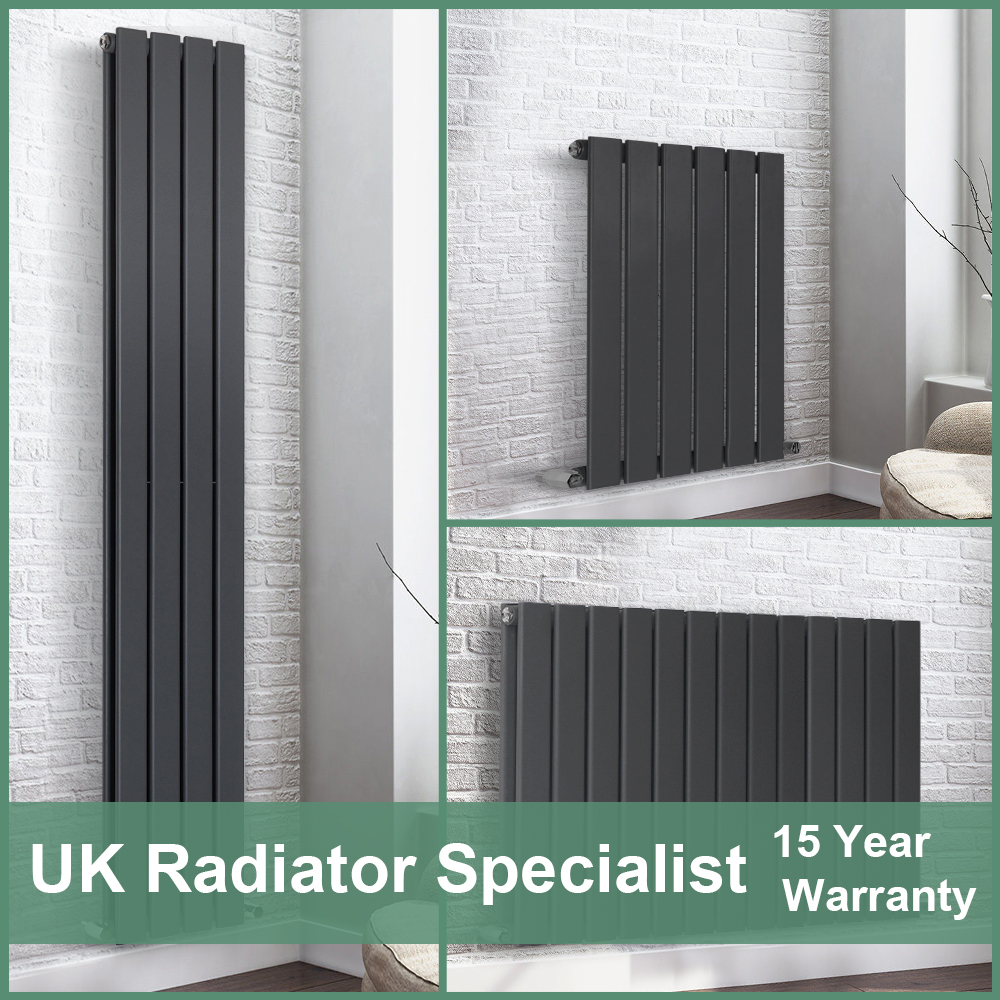 Horizonal Vertical Designer Flat Panel Central Heating Radiator Rad ...