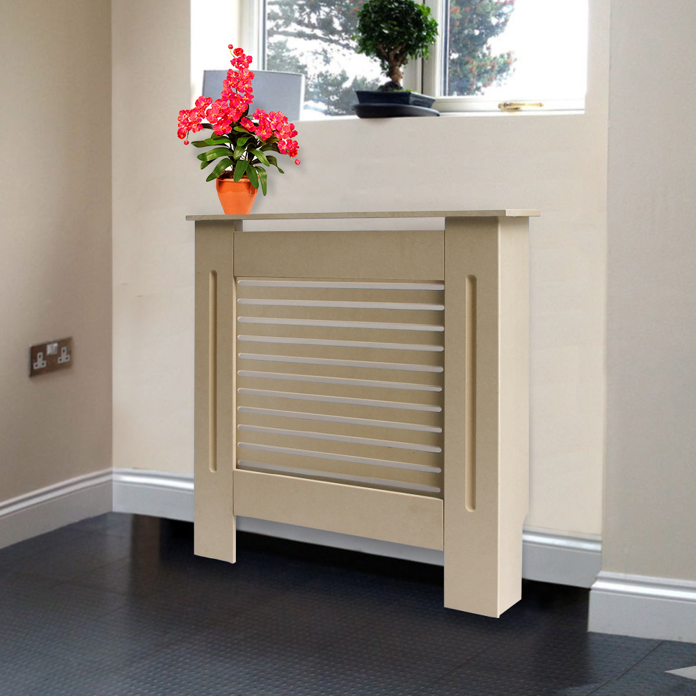 Natural MDF Radiator Cover Wall Home Radiator