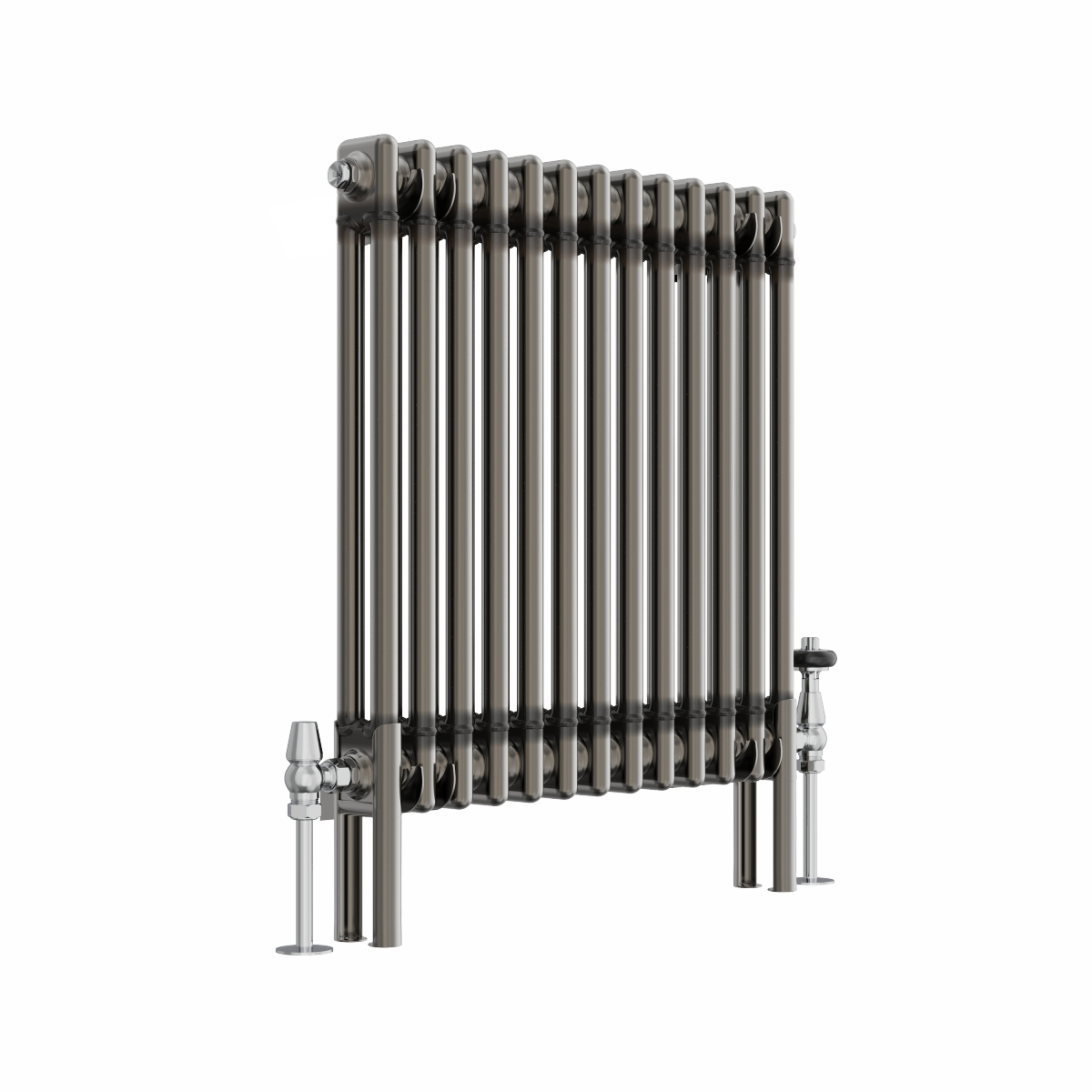 Raw Metal Traditional 2 3 4 Column Radiator Horizontal Cast Iron Style Rads UK