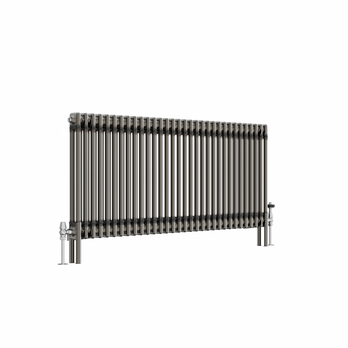 Raw Metal Traditional 2 3 4 Column Radiator Horizontal Cast Iron Style Rads UK