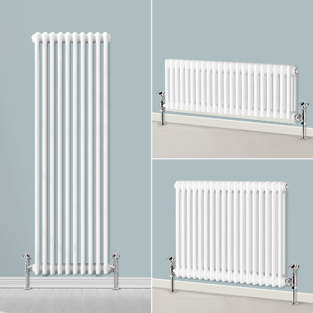 Traditional Column Radiator Cast Iron Style Horizontal Vertical Vintage Rads