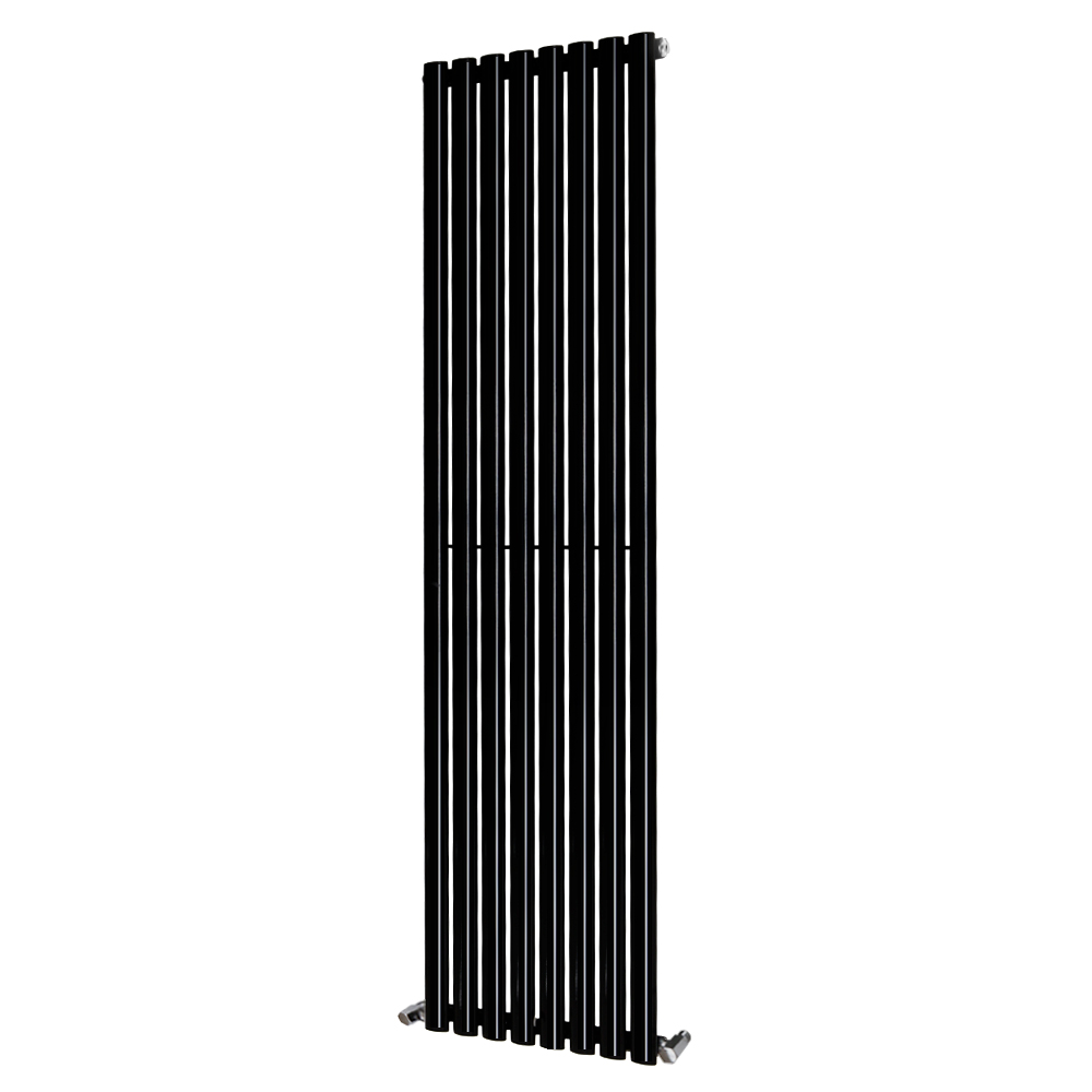Black Vertical Designer Radiator Upright Column Modern Central Heating