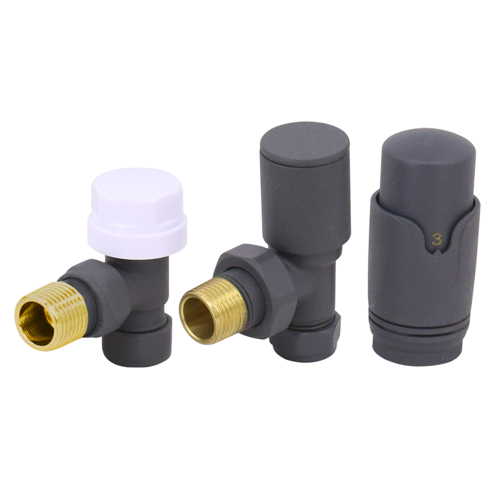 Thermostatic TRV Manual Radiator Heated Towel Rail Valve 15mm x 1/2