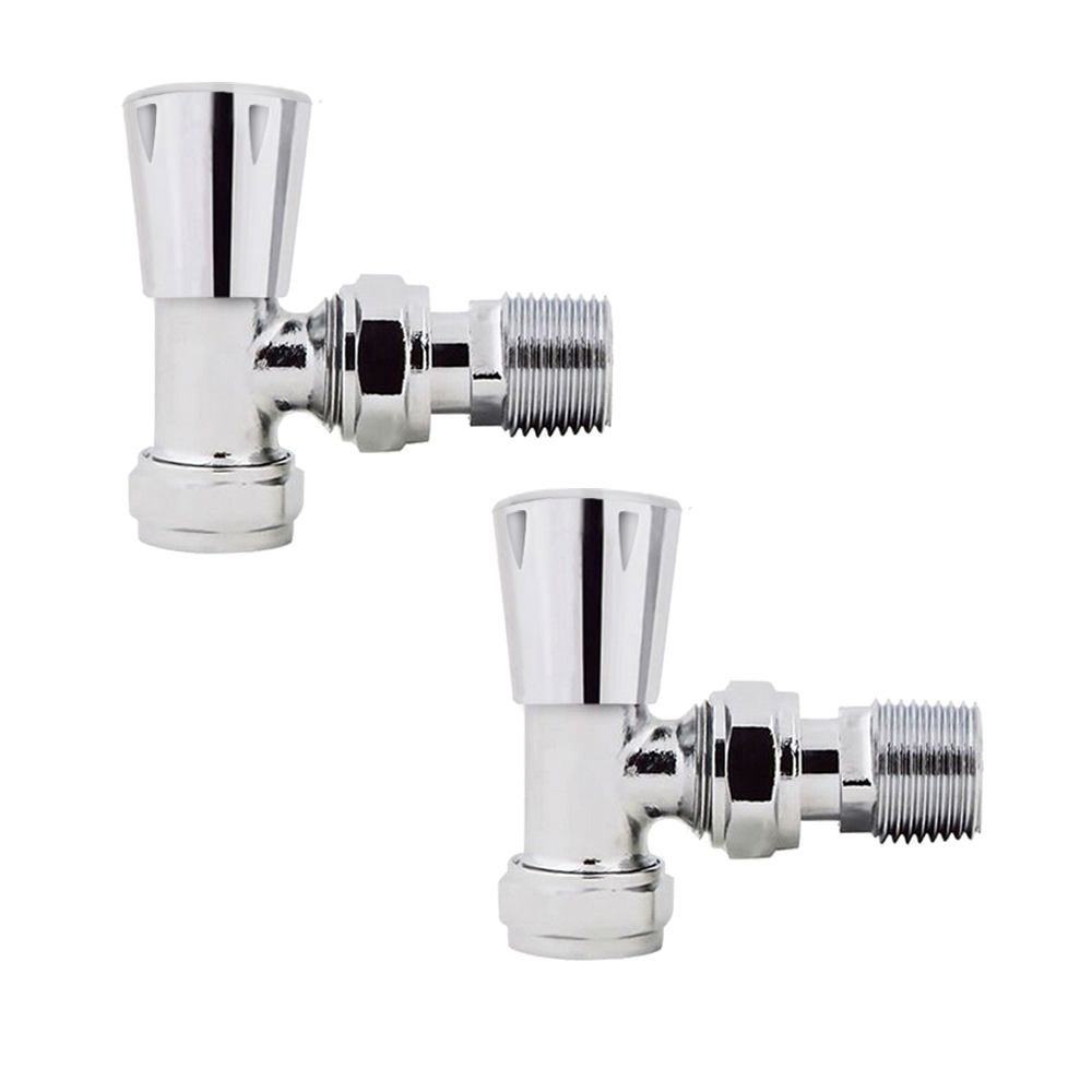 Thermostatic TRV Manual Radiator Heated Towel Rail Valve 15mm x 1/2" Chrome