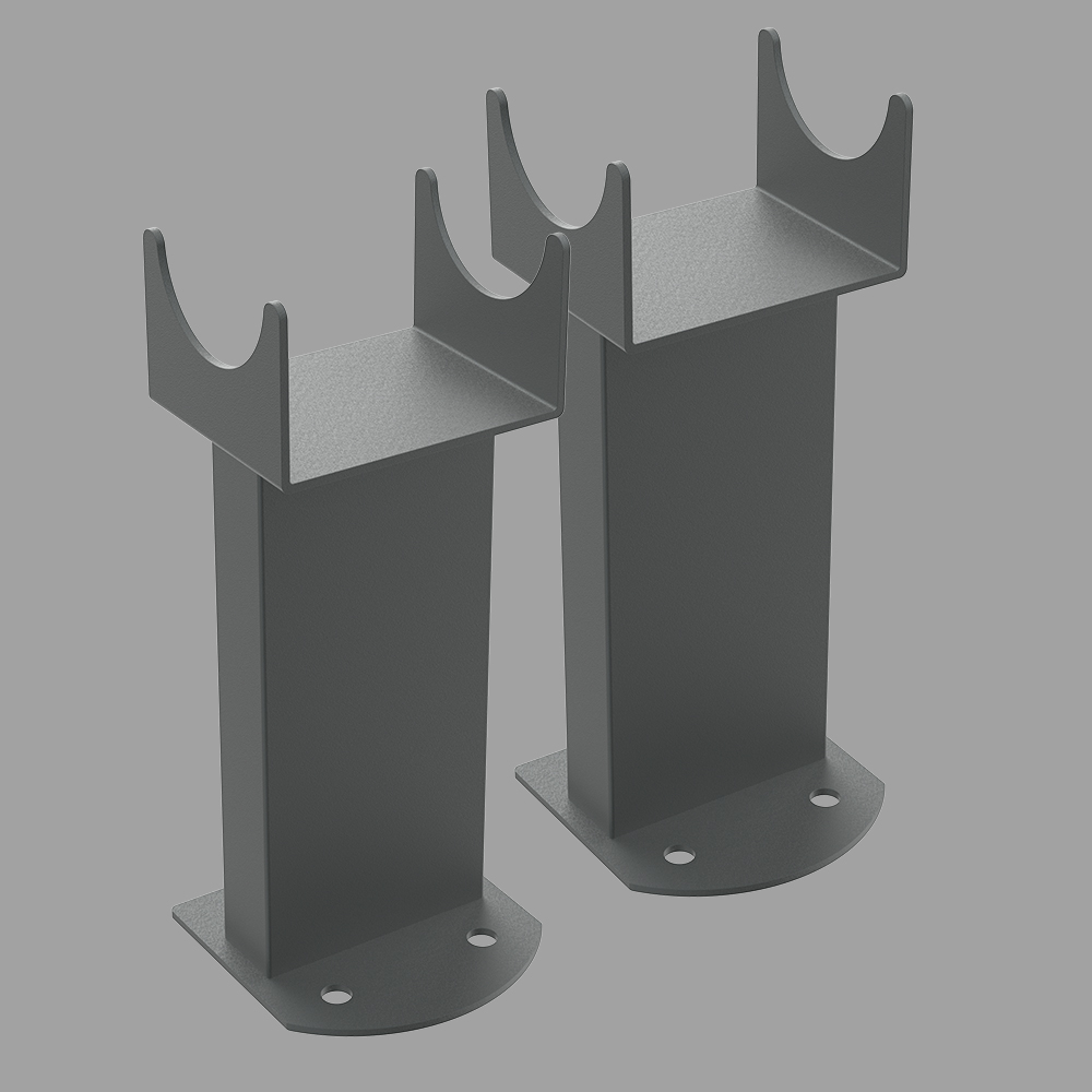 Floor Mounting Feet Support Legs Kits for Bathroom Flat Panel Designer Radiator