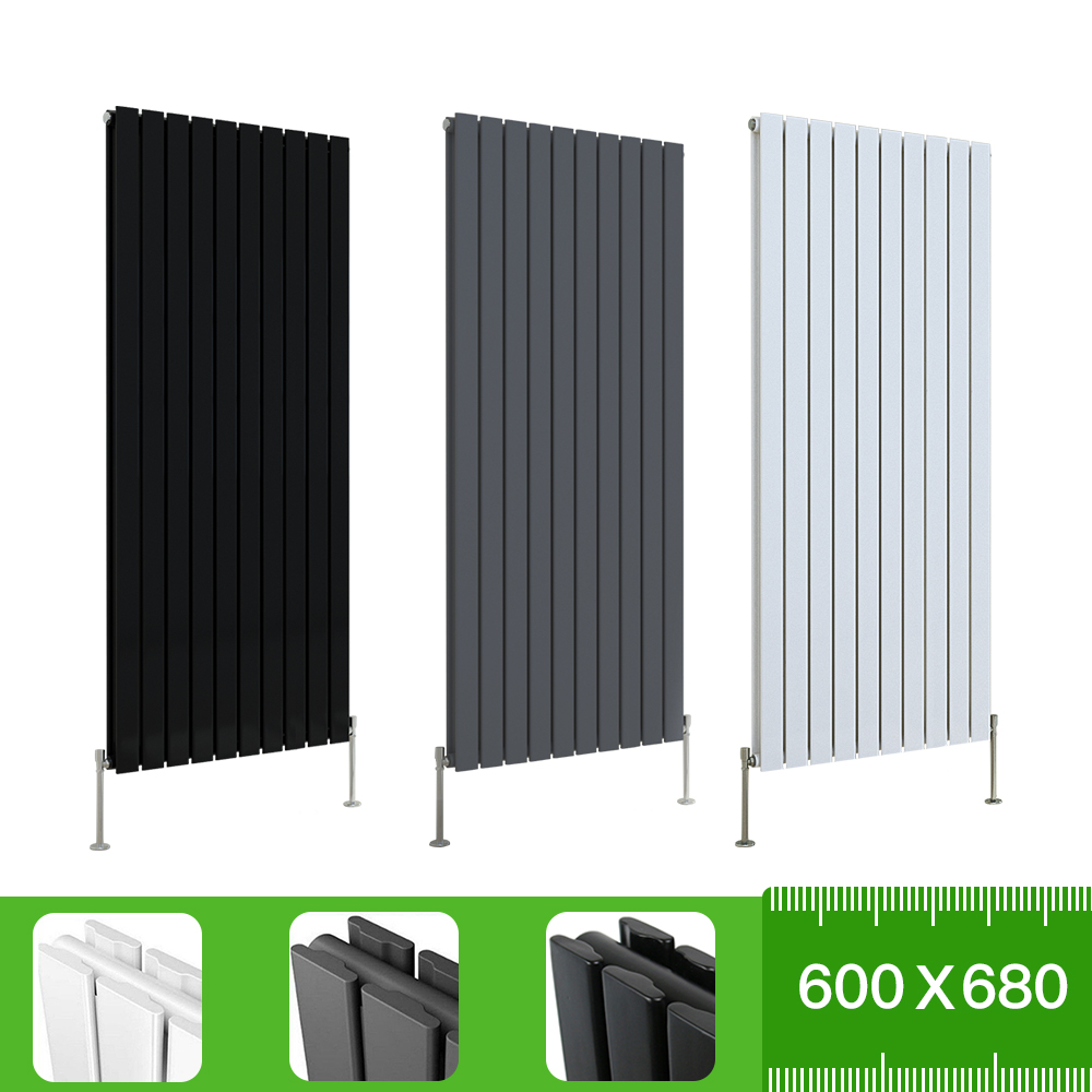 Horizontal Vertical Designer Radiator Flat Panel Oval Column Central Heating RAD