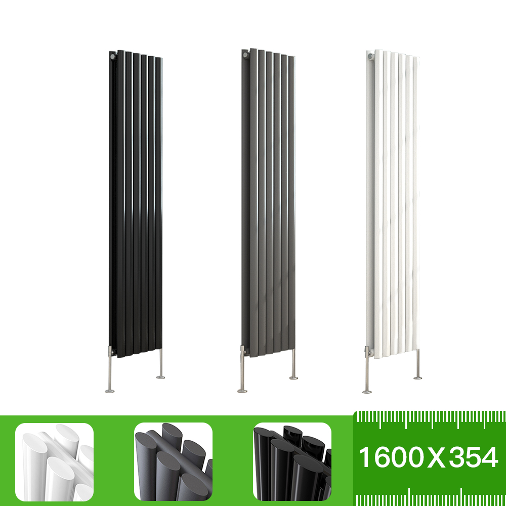 Horizontal Vertical Designer Radiator Flat Panel Oval Column Central Heating RAD