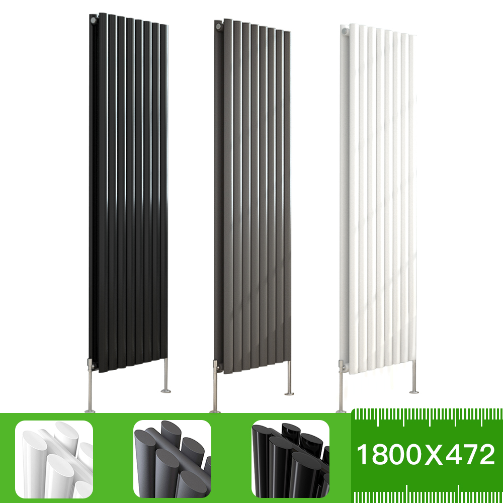 Designer Radiator Flat Panel Oval Column Horizontal Vertical Central Heating Rad