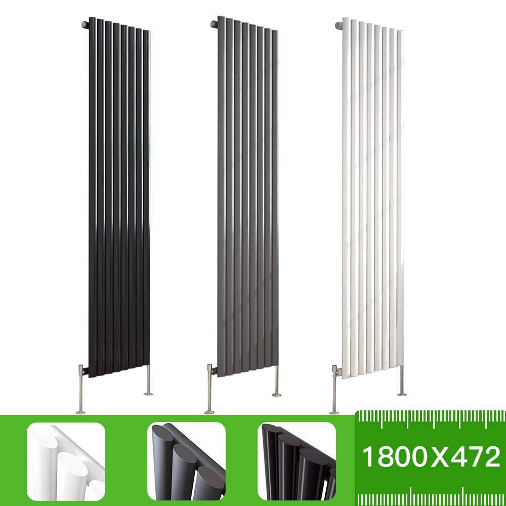 Designer Radiator Flat Panel Oval Column Horizontal Vertical Central Heating Rad