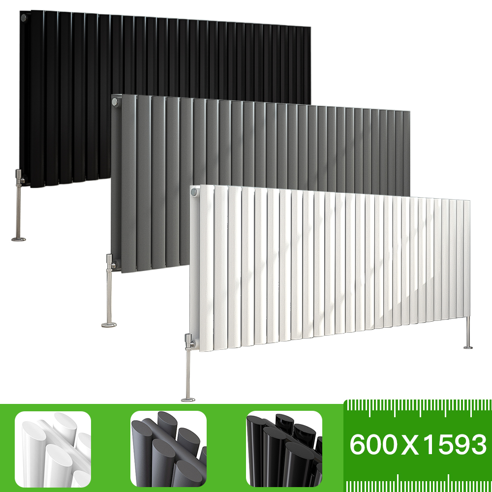 Horizontal Vertical Designer Radiator Flat Panel Oval Column Central Heating RAD