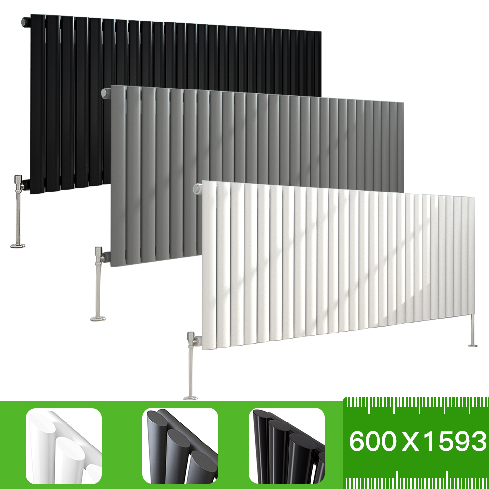 Designer Radiator Flat Panel Oval Column Horizontal Vertical Central Heating Rad