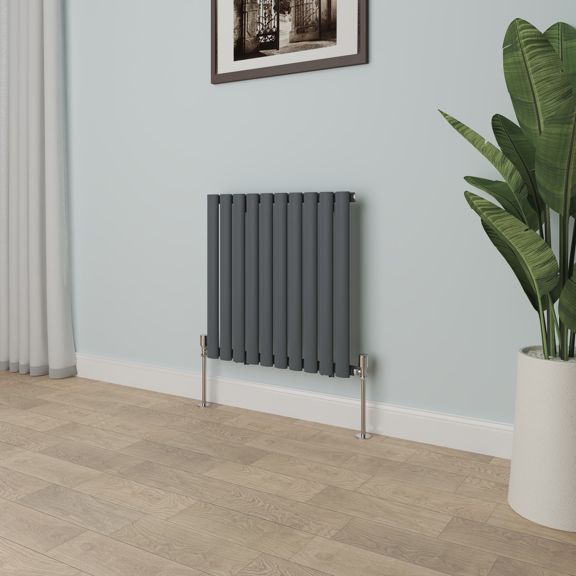 Trapezoid Radiator Horizontal Vertical Oval Column Designer Radiator Central Heating Rad ...