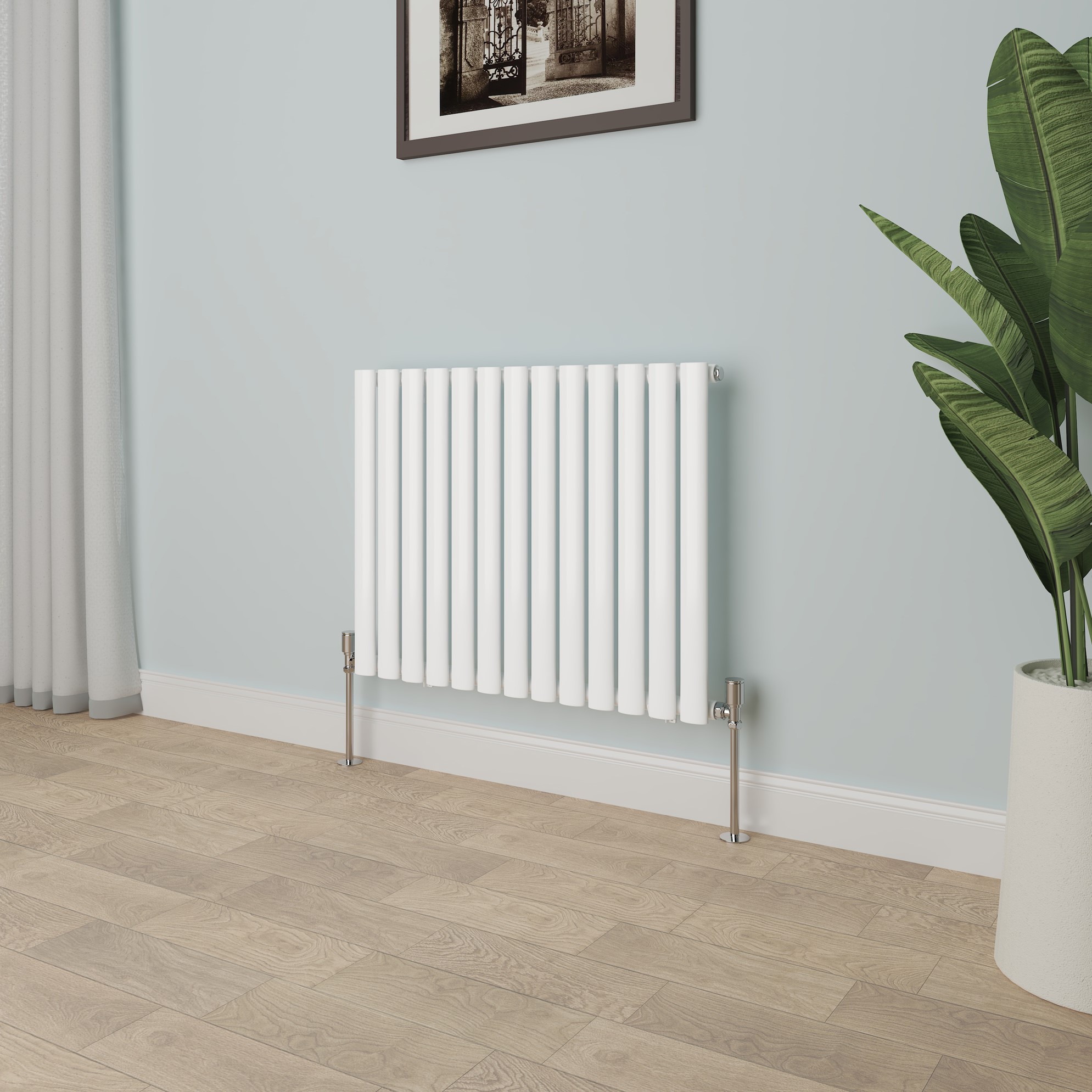 Designer Horizontal Vertical Oval Column Radiator Panel Central Heating Rads