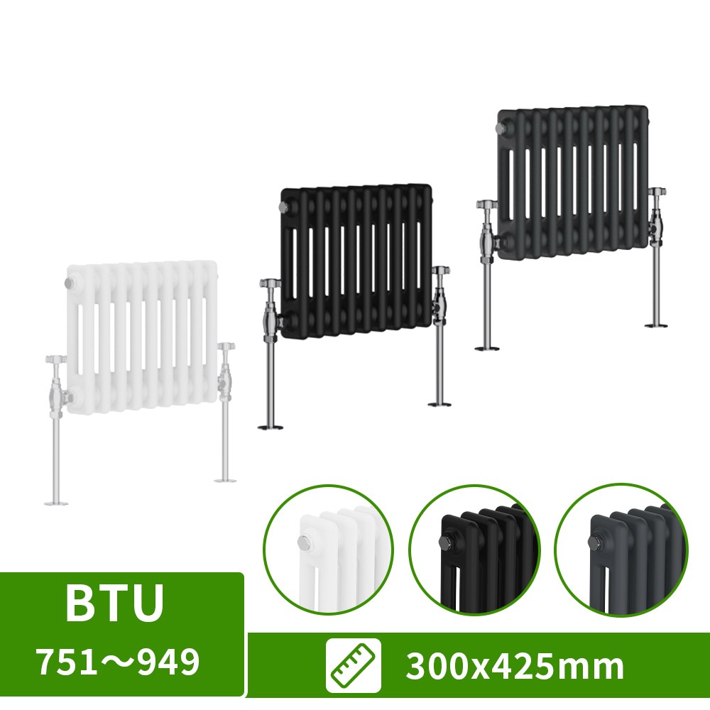 2 3 4 Column Traditional Cast Iron Style Horizontal Vertical Radiator Towel Rail