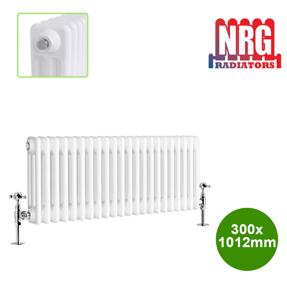 Vertical Horizontal Cast Iron Style Traditional Radiator Heated Towel Rail White