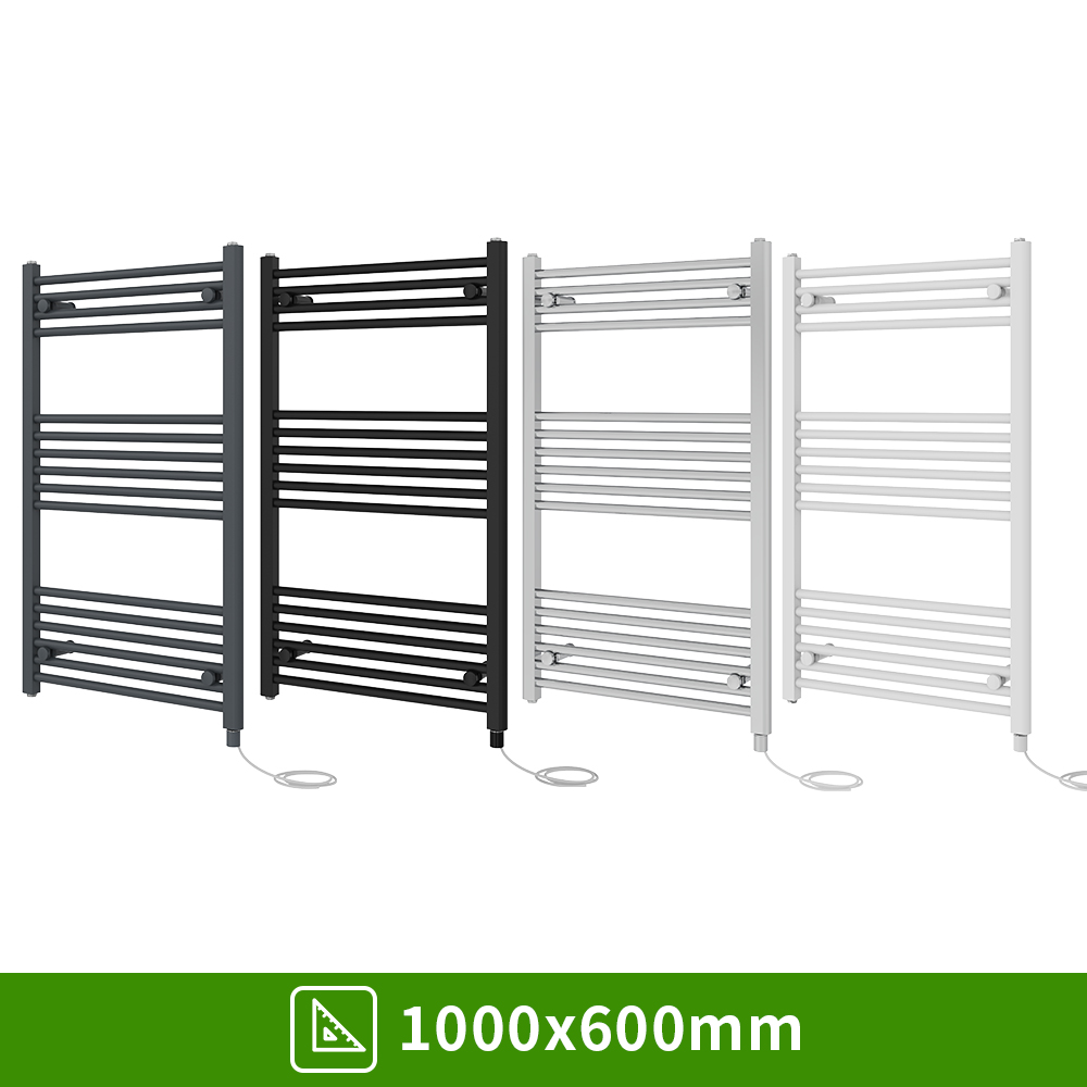 Prefilled Electric Straight Heated Towel Rail Bathroom Radiator Ladder Warmer