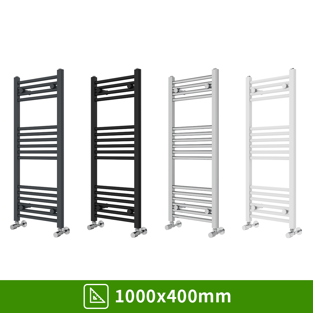 Bathroom Straight Heated Towel Rail Radiator Ladder Warmer Heating All Sizes