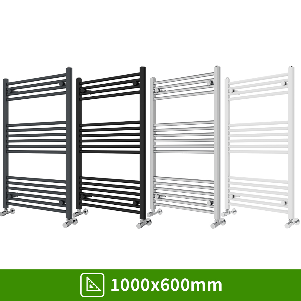 Bathroom Straight Heated Towel Rail Radiator Ladder Warmer Heating All Sizes