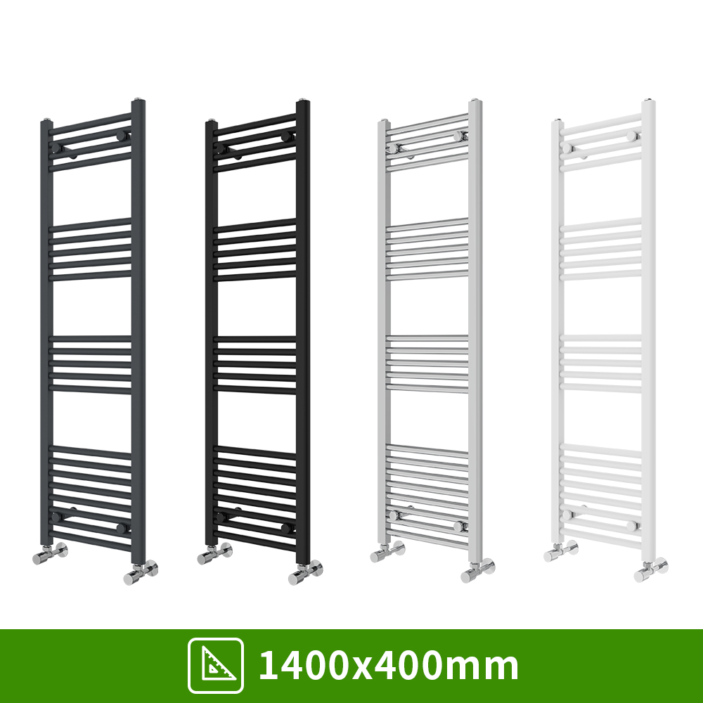 Bathroom Straight Heated Towel Rail Radiator Ladder Warmer Heating All Sizes