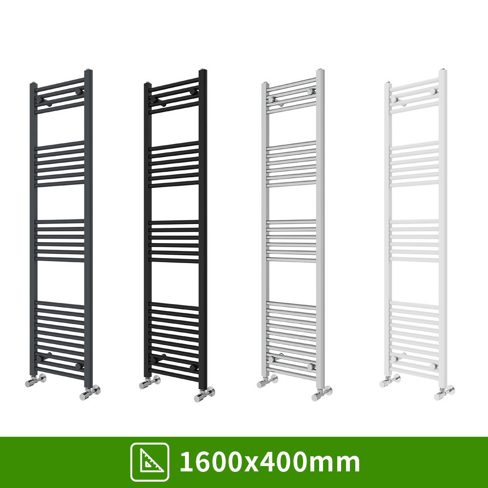 Bathroom Straight Heated Towel Rail Radiator Ladder Warmer Heating All Sizes