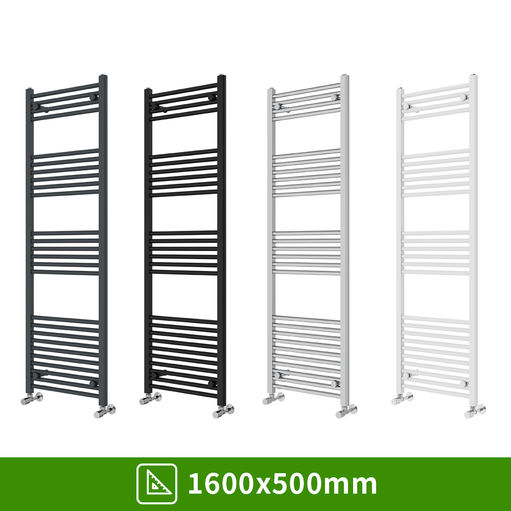 Bathroom Straight Heated Towel Rail Radiator Ladder Warmer Heating All Sizes