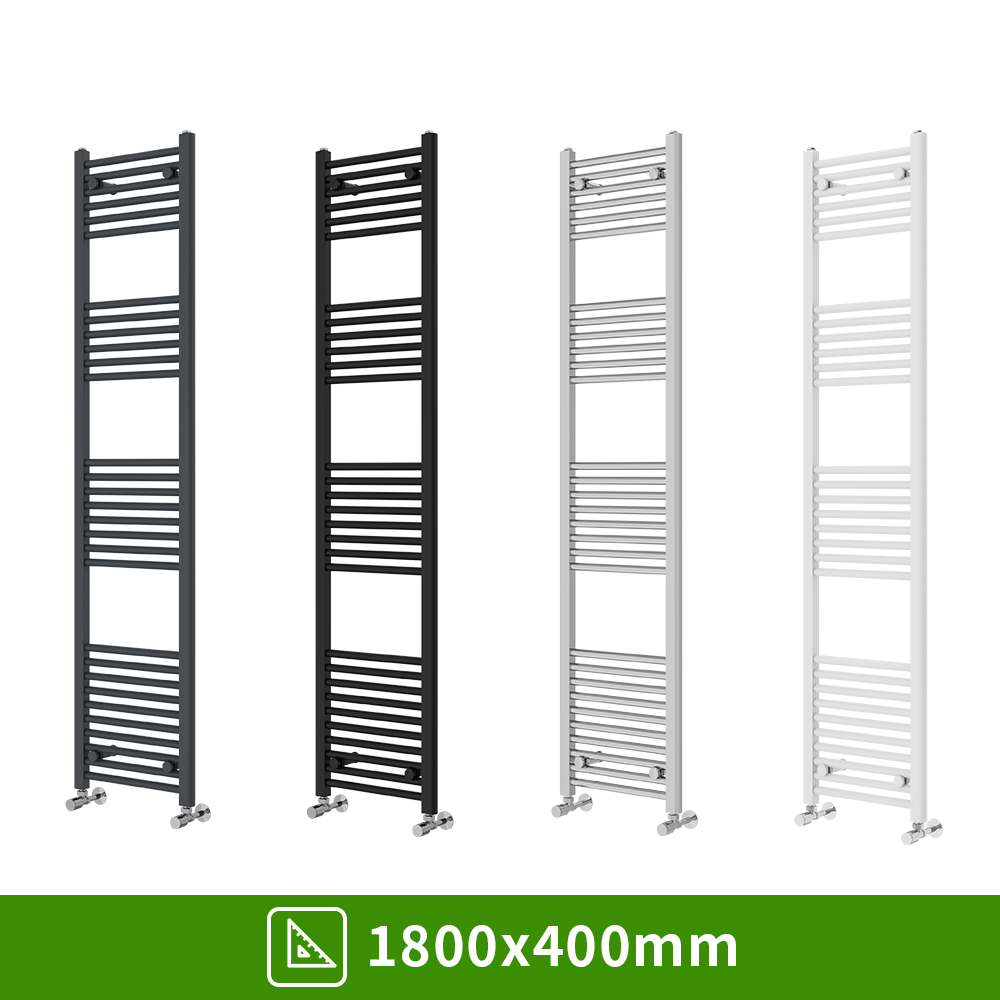 Bathroom Straight Heated Towel Rail Radiator Ladder Warmer Heating All Sizes
