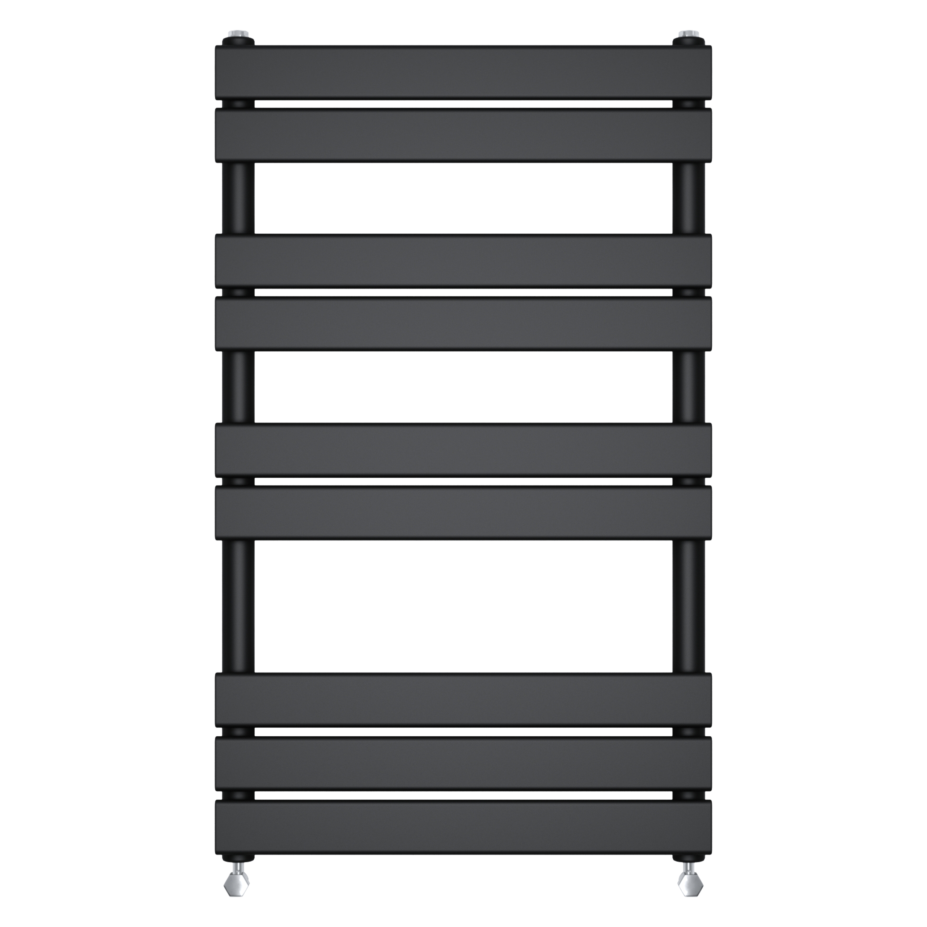 Black Flat Panel Bathroom Designer Radiator Towel Rail Central Heating Rads UK