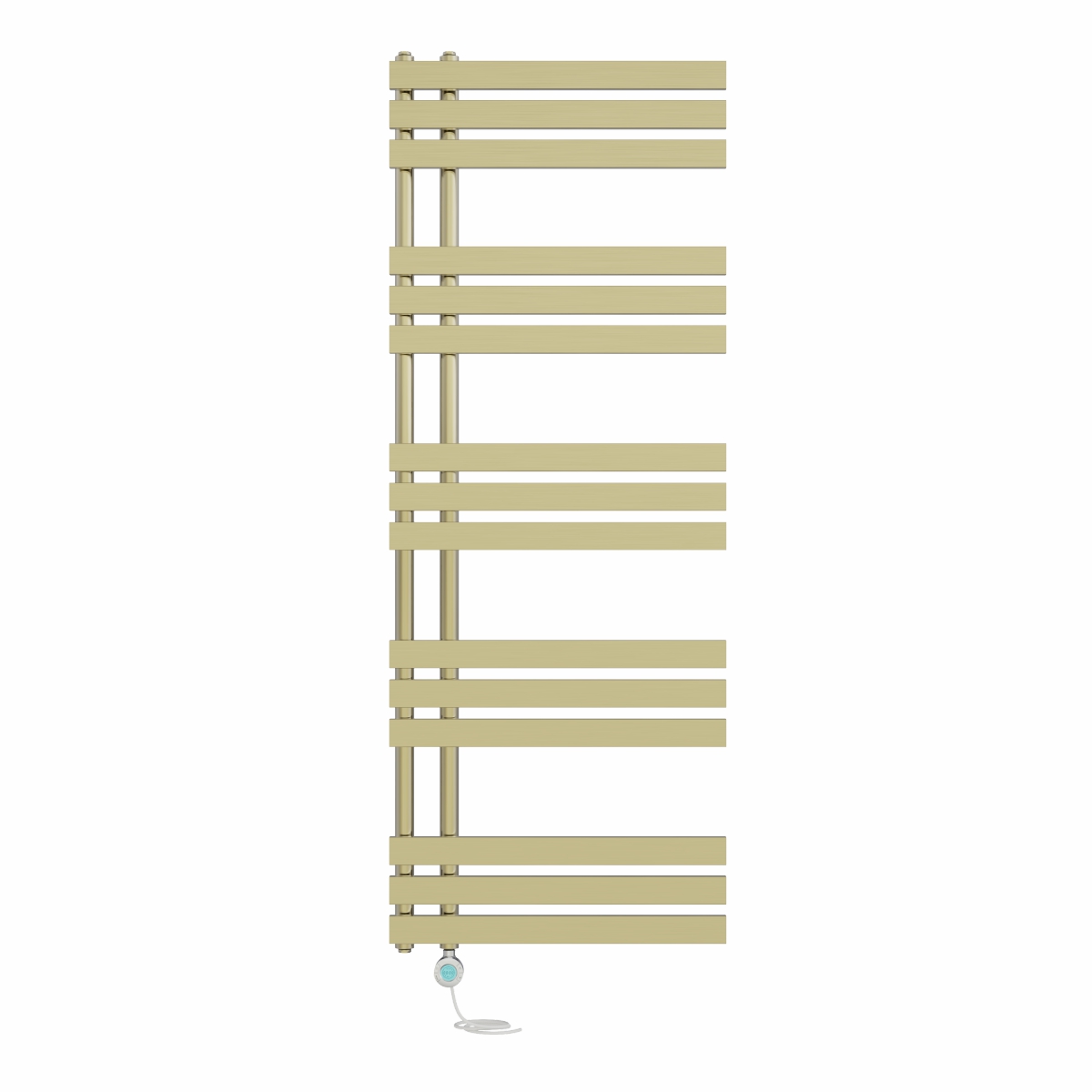 Electric Bathroom Prefilled D-shape Heated Towel Rail Radiator WiFi Heating Rads