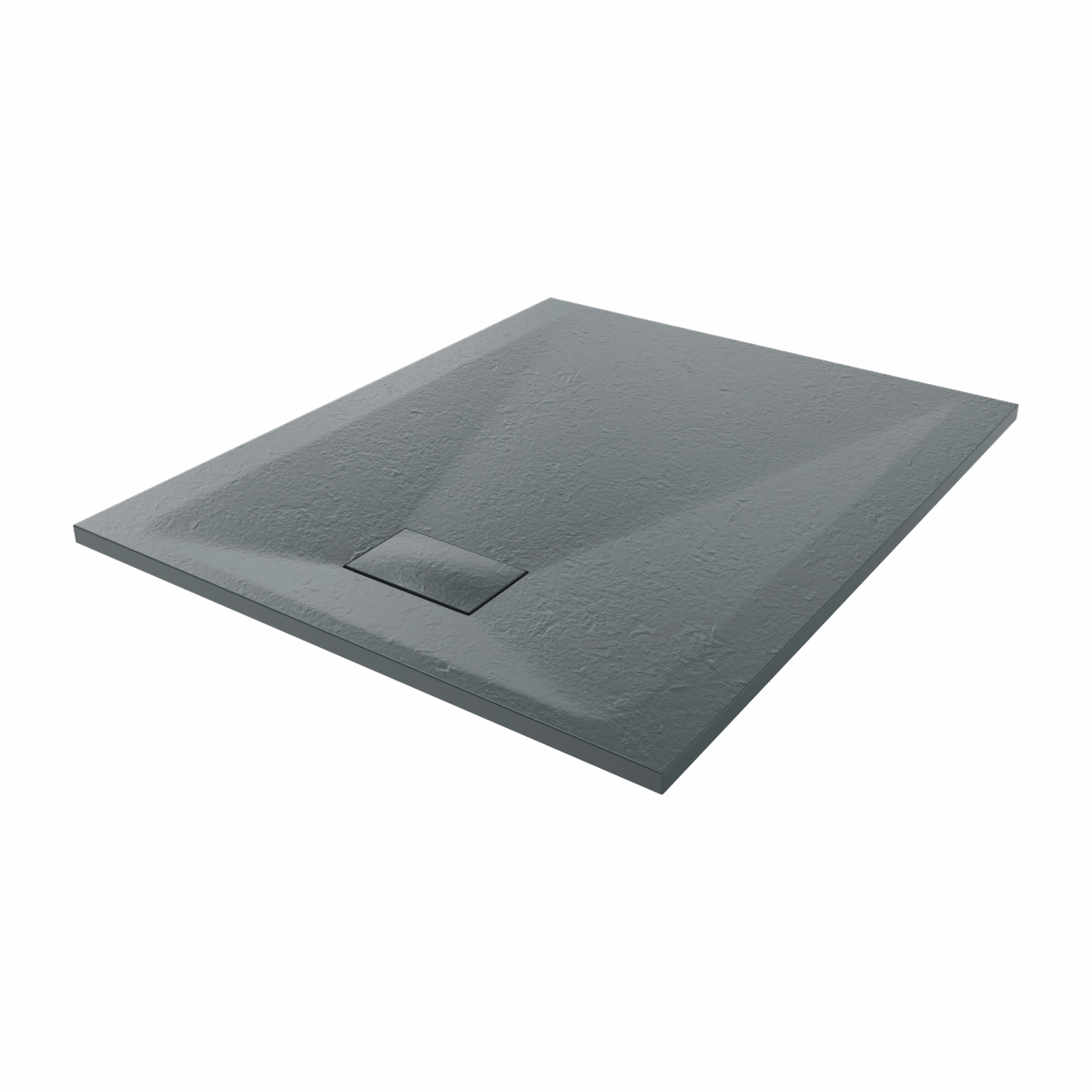 Quadrant/Square/Rectangle Shower Tray SMC Slate Effect Anthracite Enclosure Base