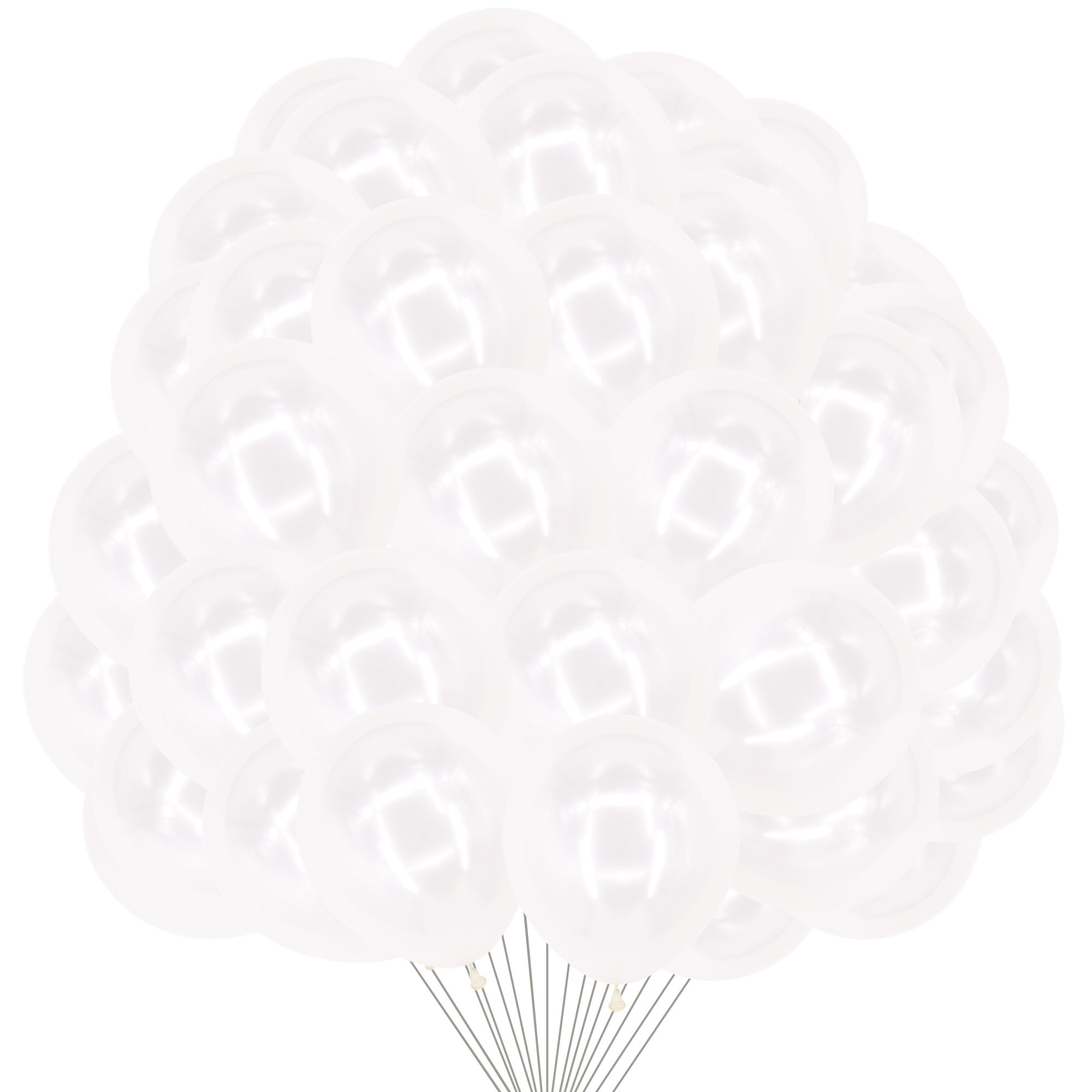 Time to Sparkle 100PCS 10" HELIUM Pearlised Latex Balloons Party Decor