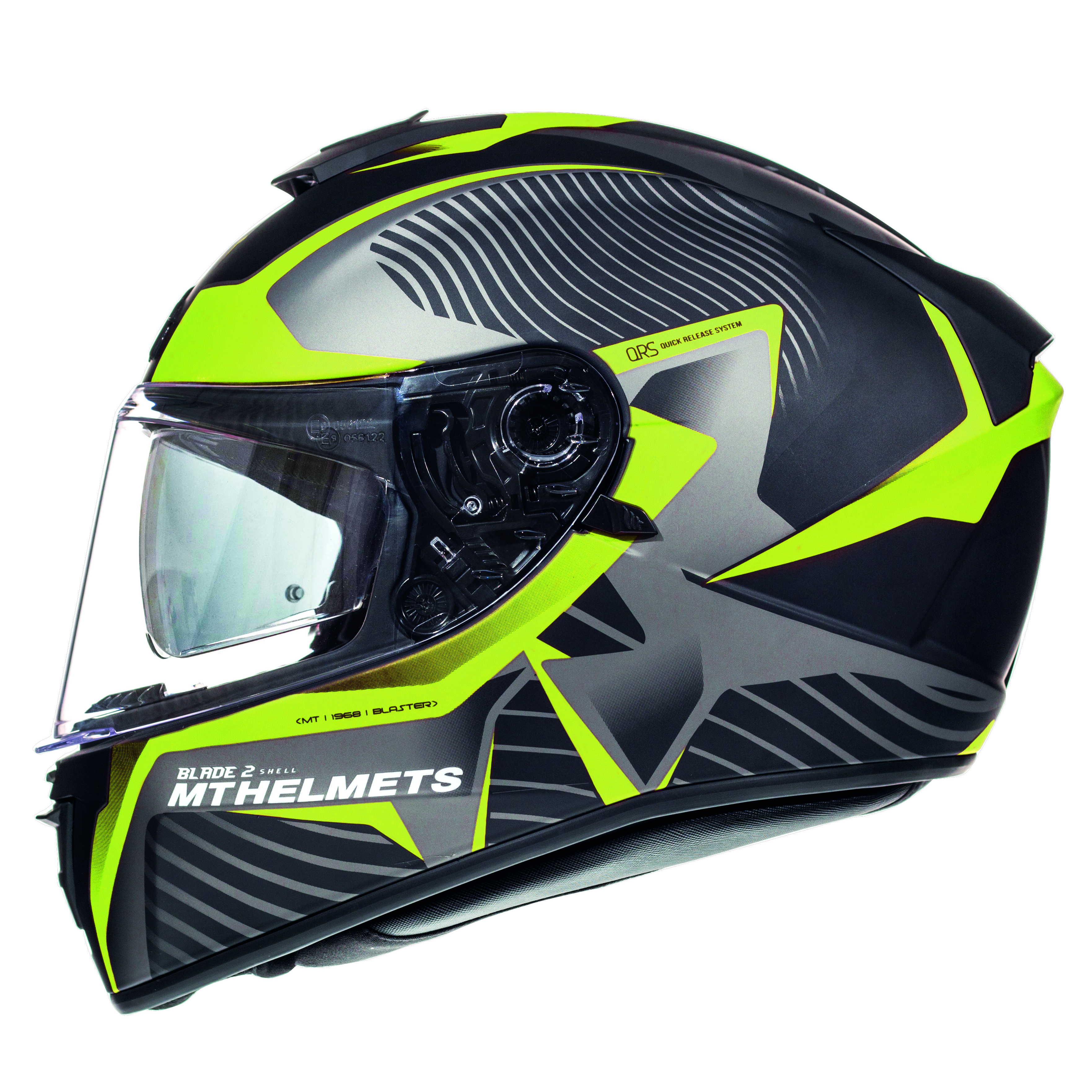MT Blade Reborn Inner Visor Black Yellow