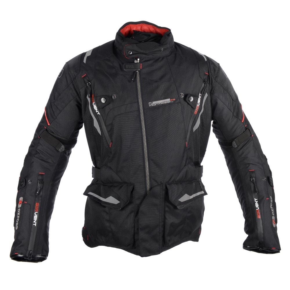Oxford Montreal Textile Hipora Waterproof Motorbike Motorcycle Breathable Jacket - Picture 3 of 7