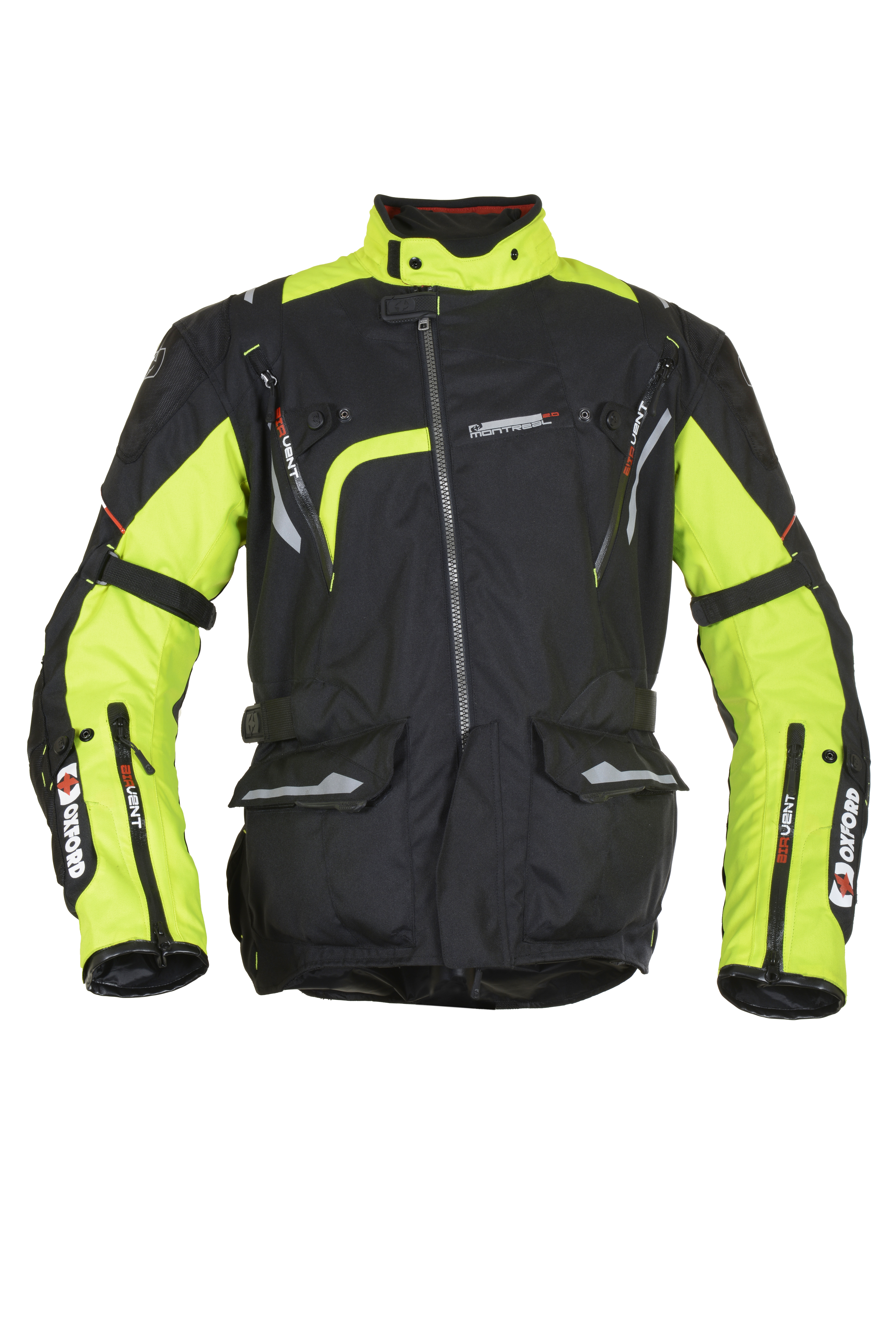 Oxford Montreal Textile Hipora Waterproof Motorbike Motorcycle Breathable Jacket - Picture 5 of 7