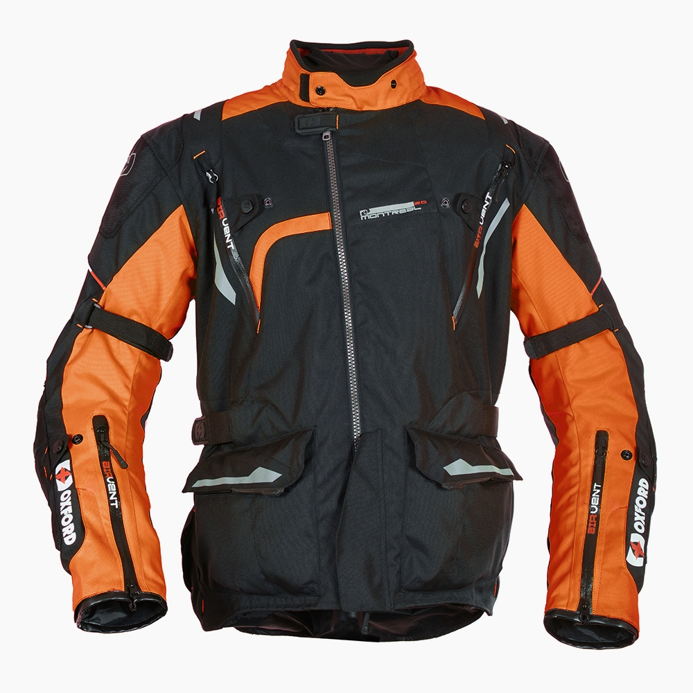 Oxford Montreal Textile Hipora Waterproof Motorbike Motorcycle Breathable Jacket - Picture 6 of 7