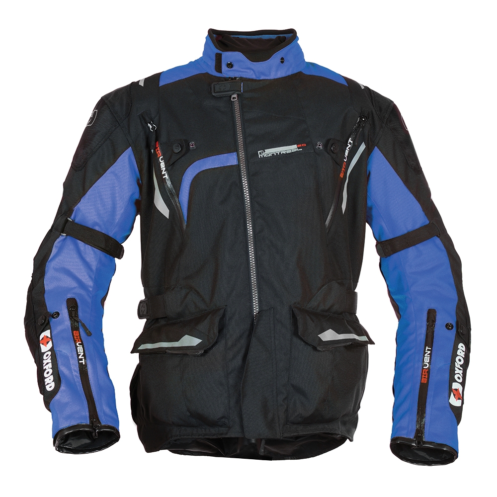 Oxford Montreal Textile Hipora Waterproof Motorbike Motorcycle Breathable Jacket - Picture 7 of 7