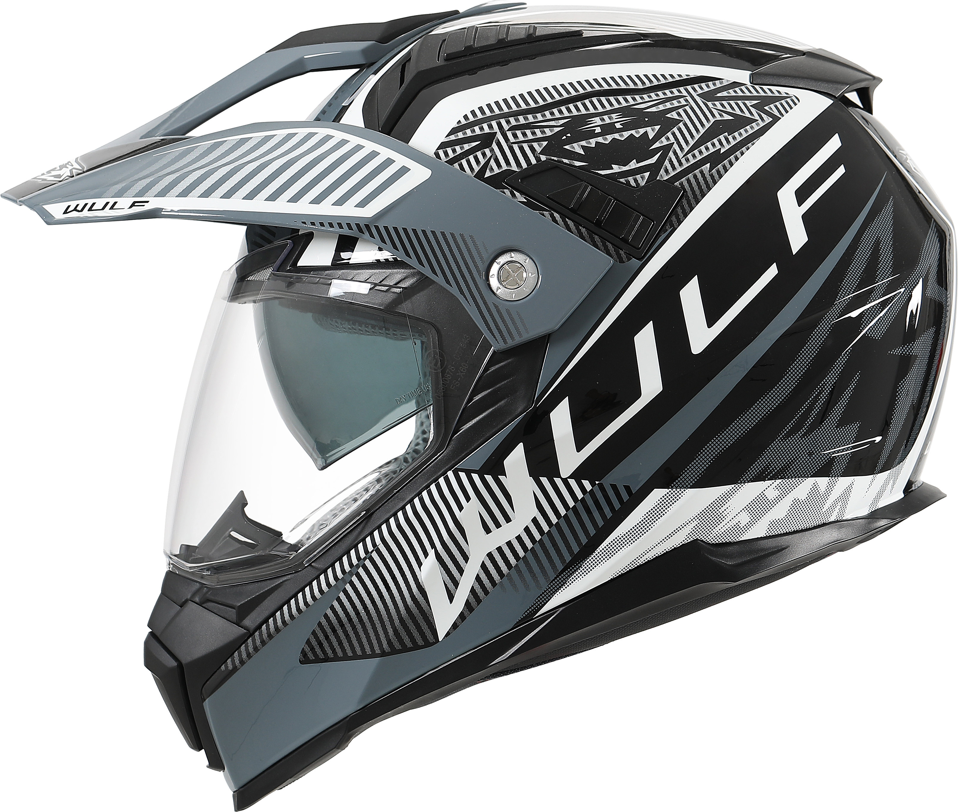 Wulfsport OPTIMA Helmet Adult Dual Sport Motorbike Motorcycle Helmet Quad - Picture 3 of 7