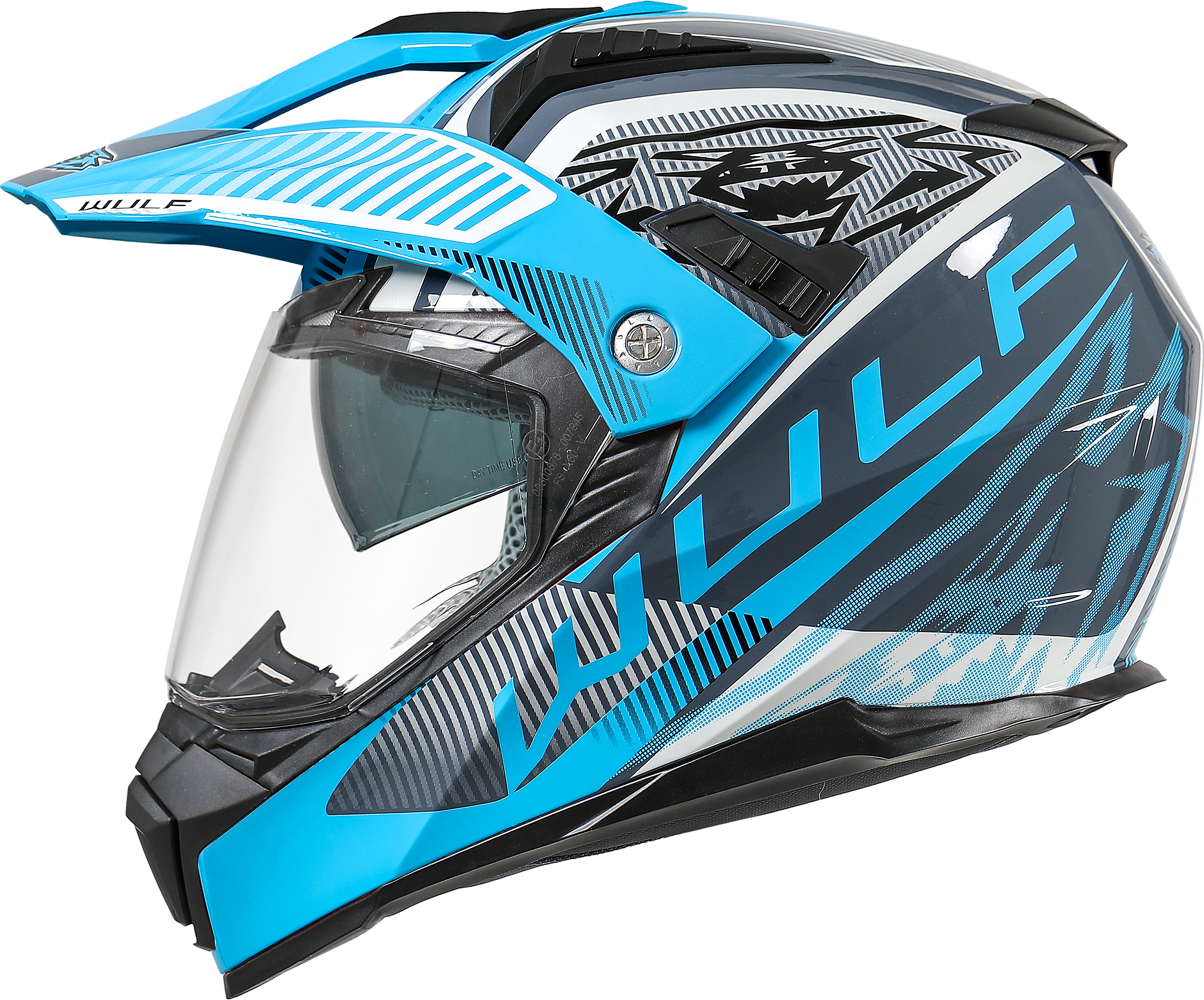 Wulfsport OPTIMA Helmet Adult Dual Sport Motorbike Motorcycle Helmet Quad - Picture 7 of 7