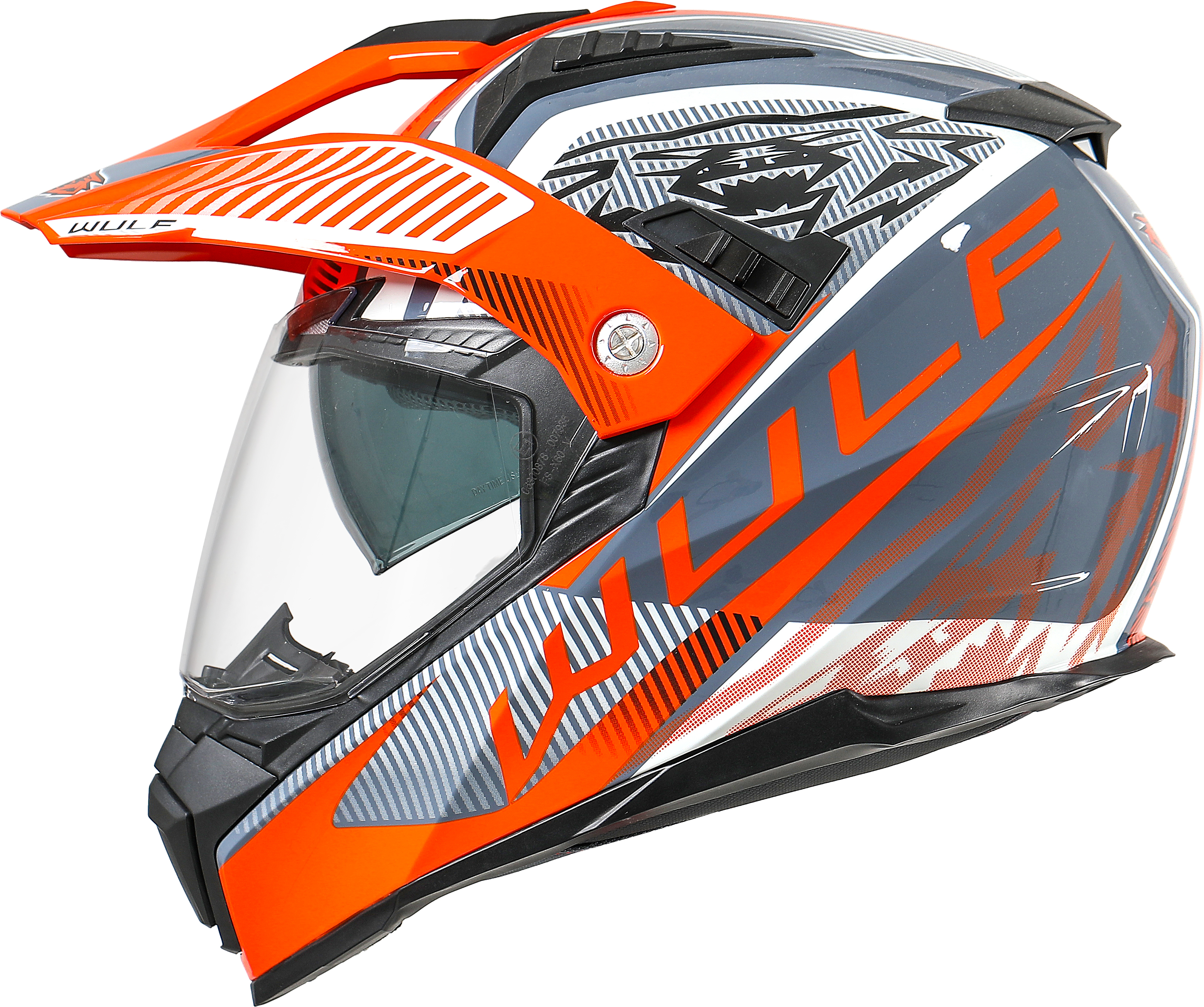 Wulfsport OPTIMA Helmet Adult Dual Sport Motorbike Motorcycle Helmet Quad - Picture 6 of 7