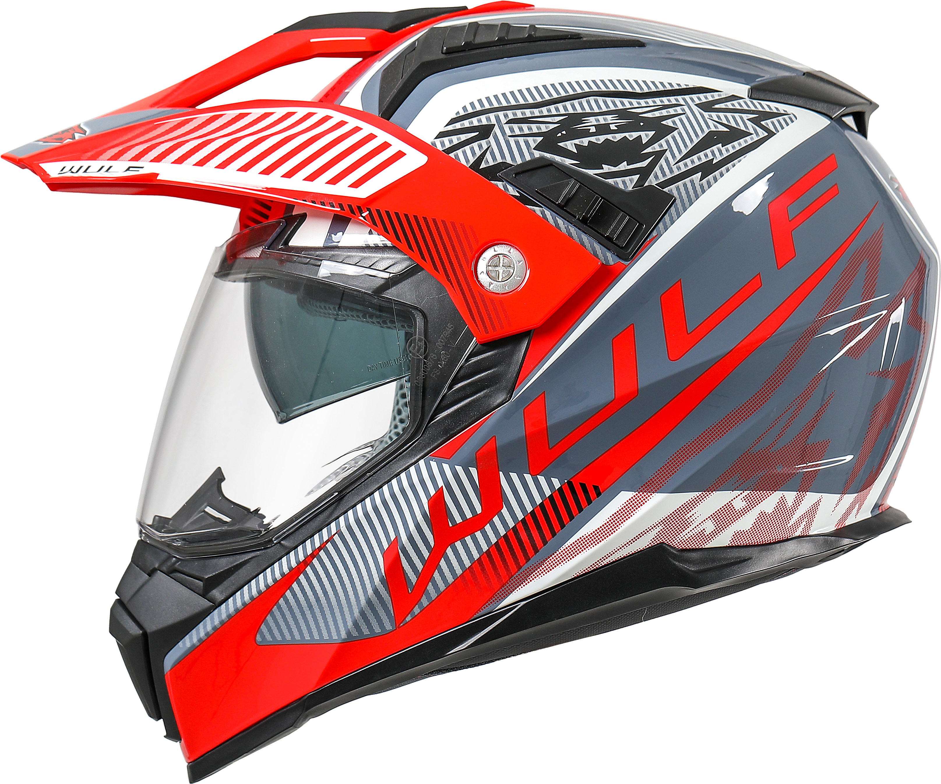 Wulfsport OPTIMA Helmet Adult Dual Sport Motorbike Motorcycle Helmet Quad - Picture 4 of 7
