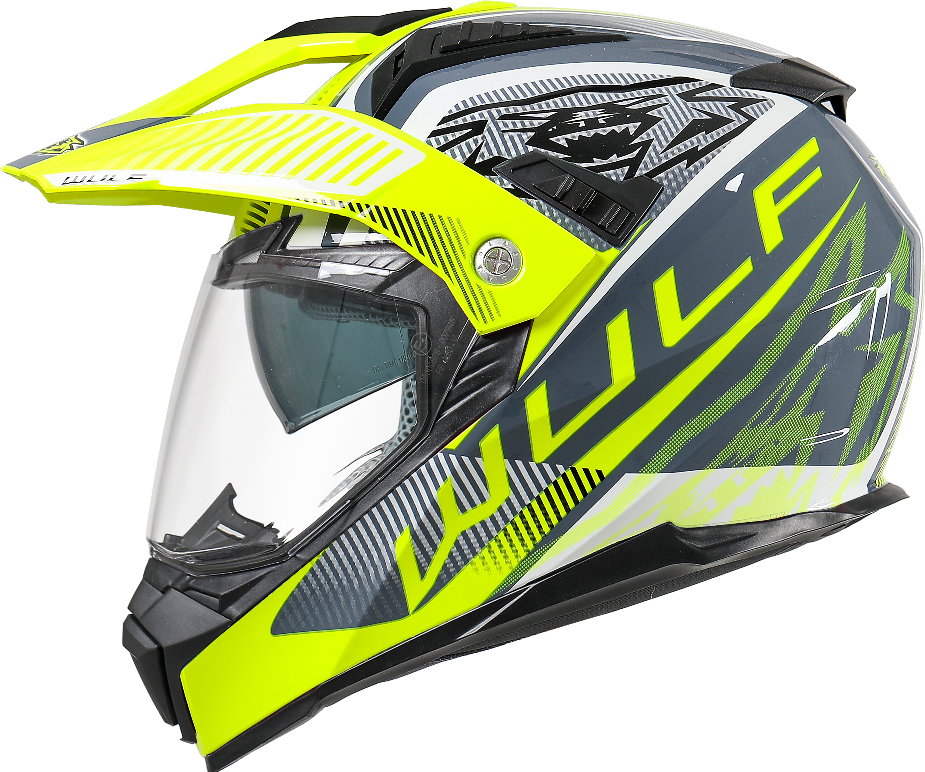 Wulfsport OPTIMA Helmet Adult Dual Sport Motorbike Motorcycle Helmet Quad - Picture 5 of 7