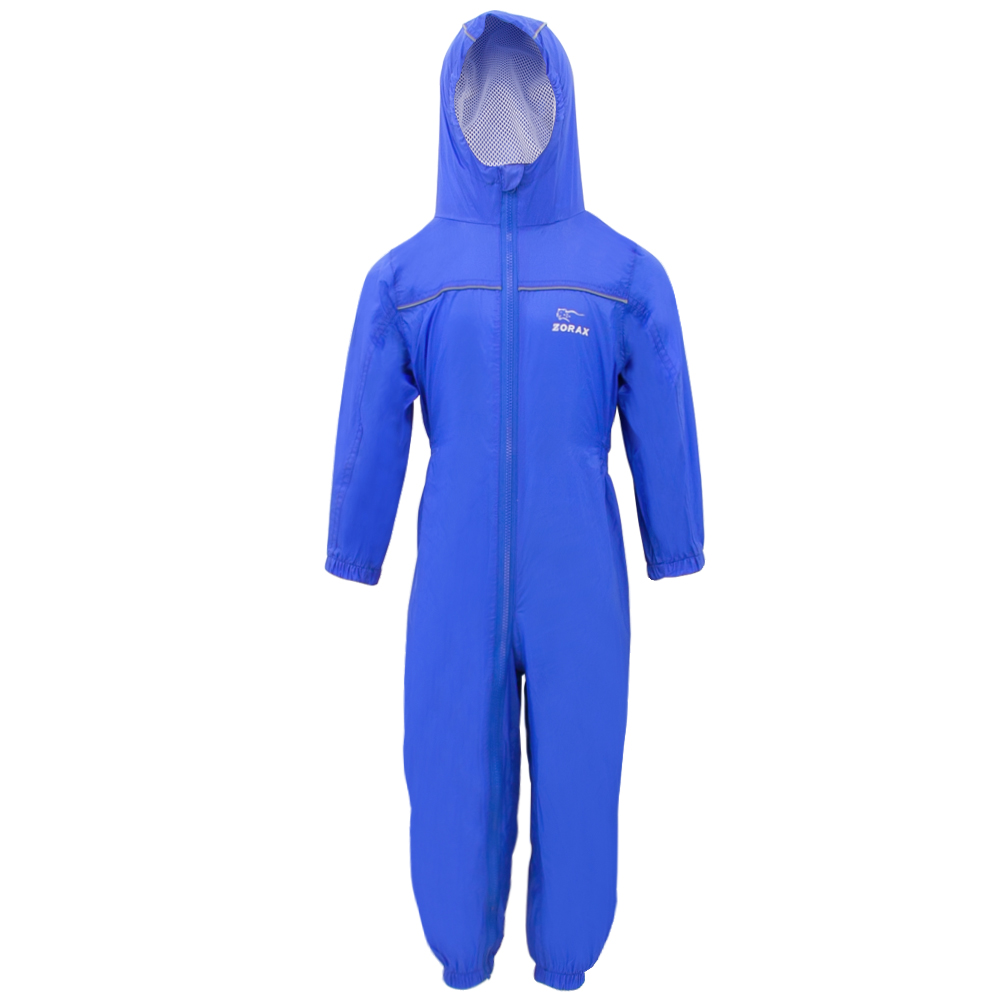 ZORAX 10 Sizes Kids Waterproof Rain Suit Children Rainsuit With Reflective Trim - Picture 19 of 41