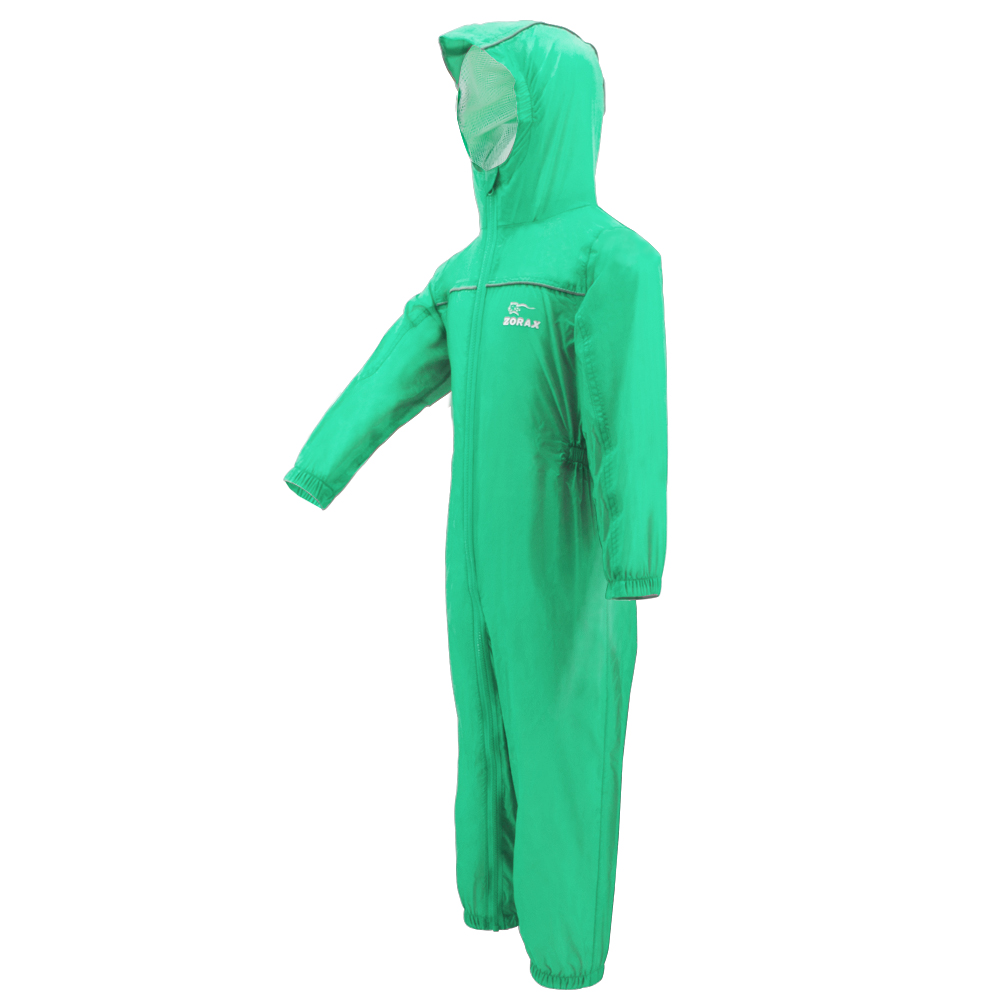 ZORAX 10 Sizes Kids Waterproof Rain Suit Children Rainsuit With Reflective Trim - Picture 27 of 41