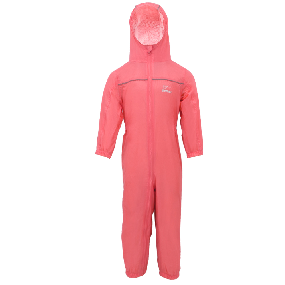 ZORAX 10 Sizes Kids Waterproof Rain Suit Children Rainsuit With Reflective Trim - Picture 34 of 41