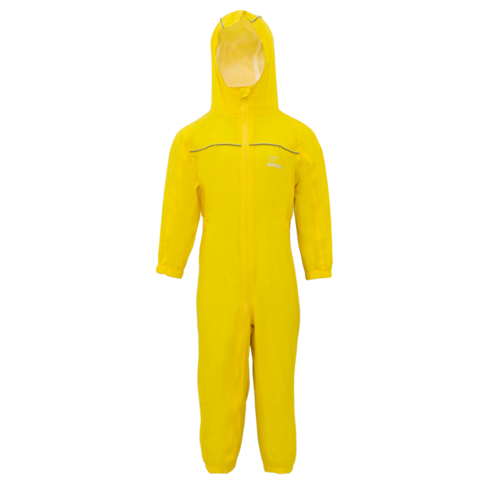 ZORAX 10 Sizes Kids Waterproof Rain Suit Children Rainsuit With Reflective Trim - Picture 39 of 41