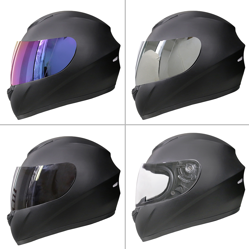 Zorax ZOR-819 Bike Full Face Motorcycle Helmet Motorbike Crash HELMET ON ROAD