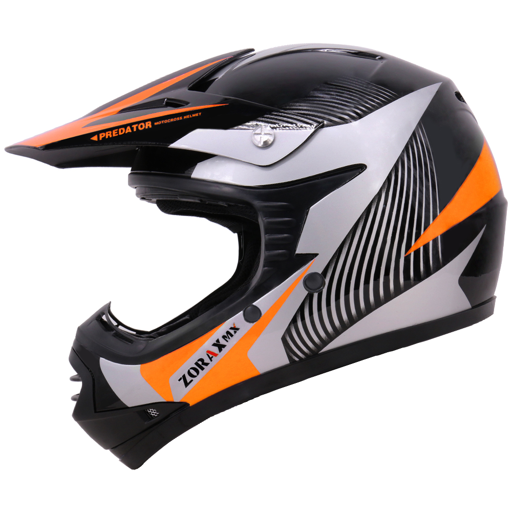 ZORAX Junior Child Children Kids Motorcycle Motorbike Helmet Motocross MX ATV - Picture 13 of 21