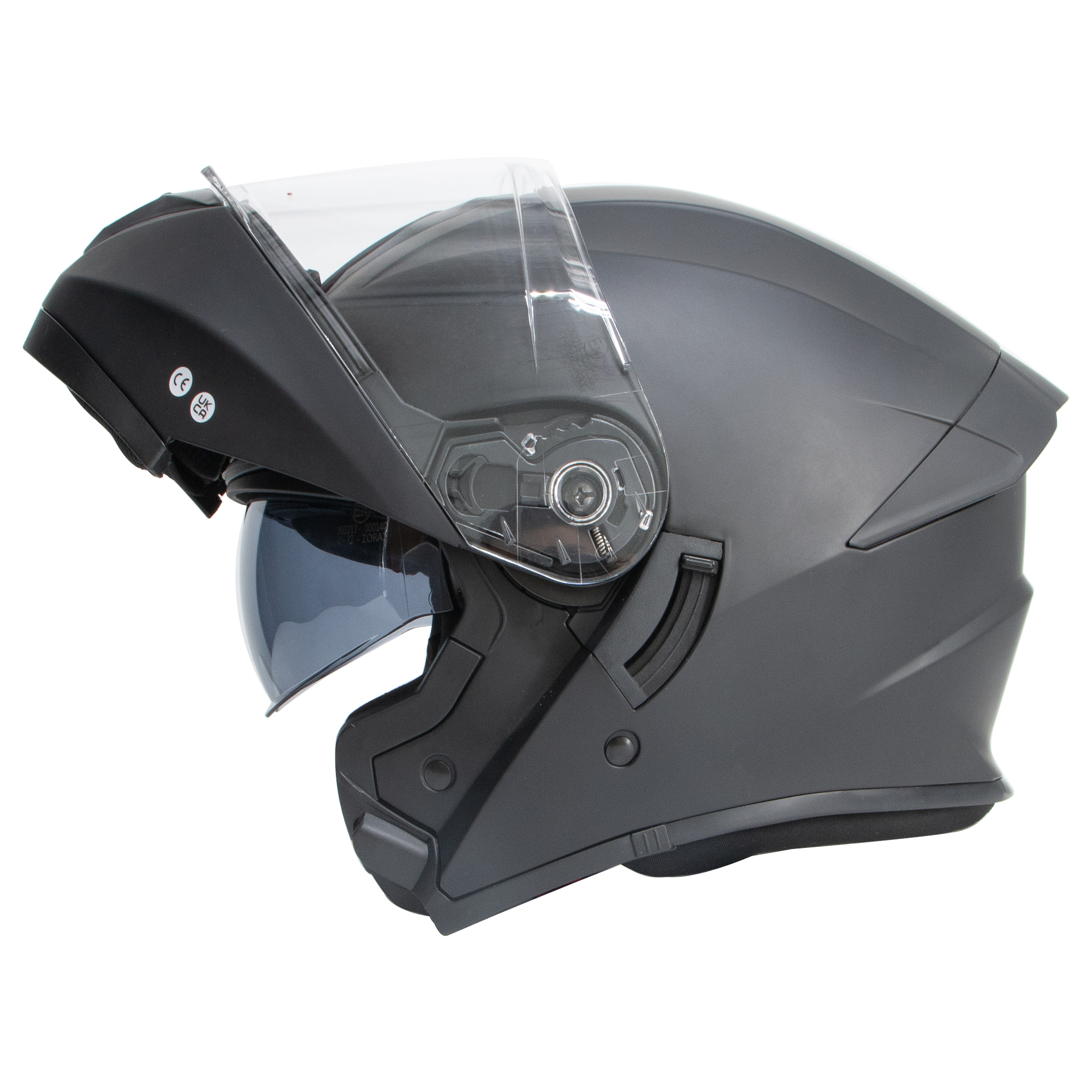 ZORAX ZOR-839 Flip Up Modular Motorcycle Helmet Motorbike DVS With sun visor