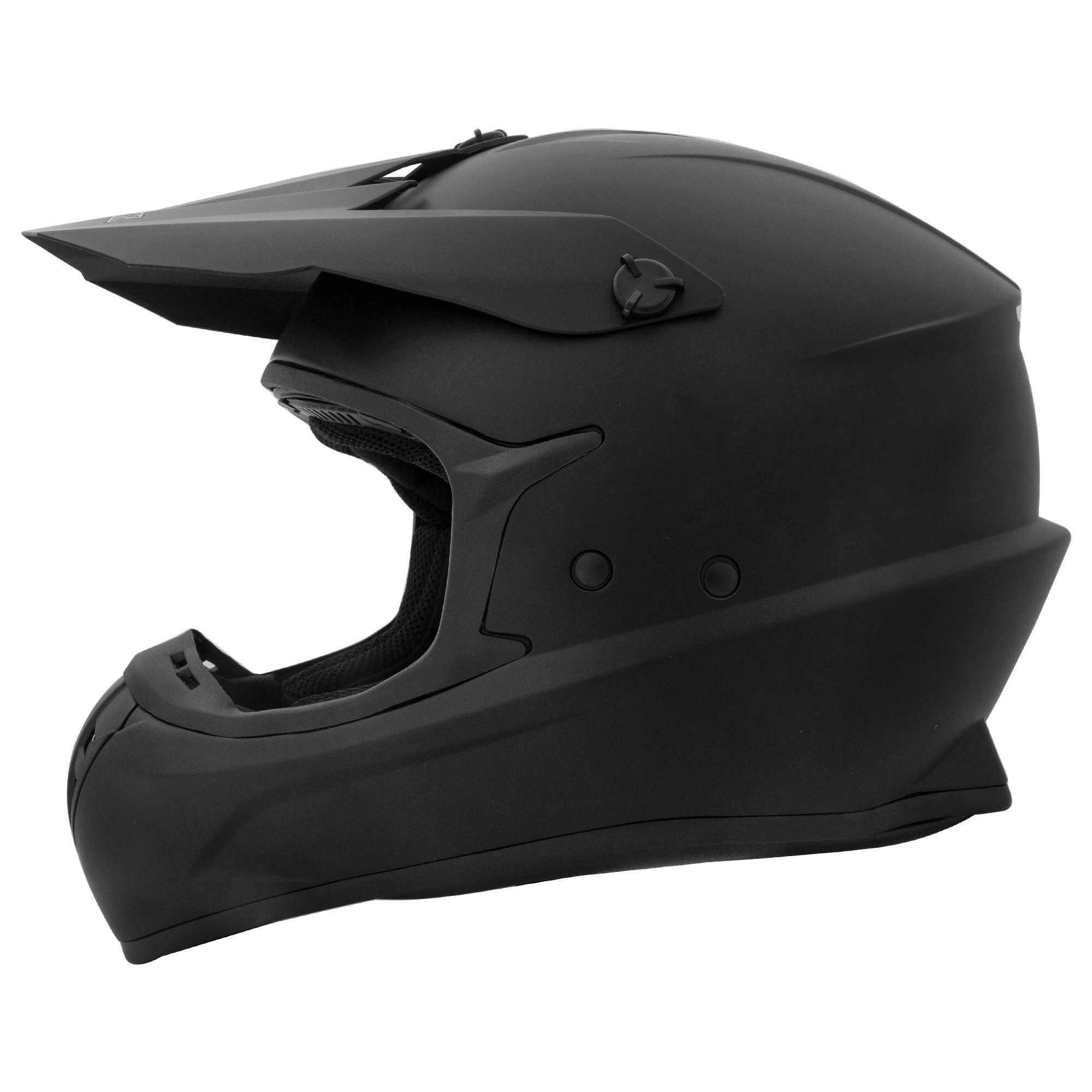Grade-A ZORAX Motorcycle Motorbike MX Helmets M (57-58cm) Matt Black 363577-15