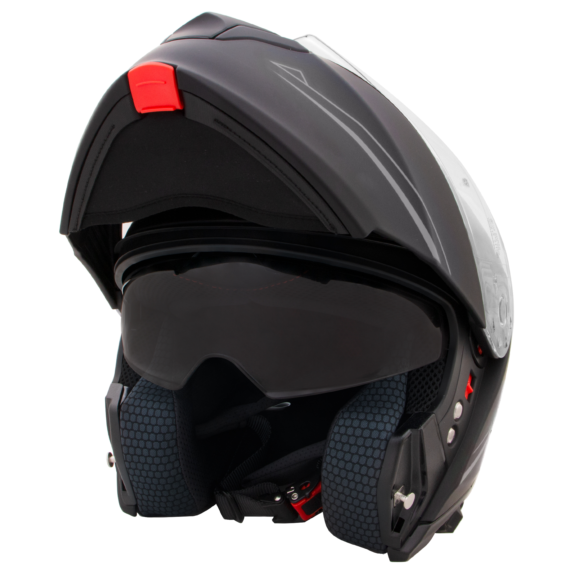 ZORAX ZOR-838 DVS Flip Up Front Motorbike Helmet Motorcycle Crash On Road Safe - Picture 32 of 44