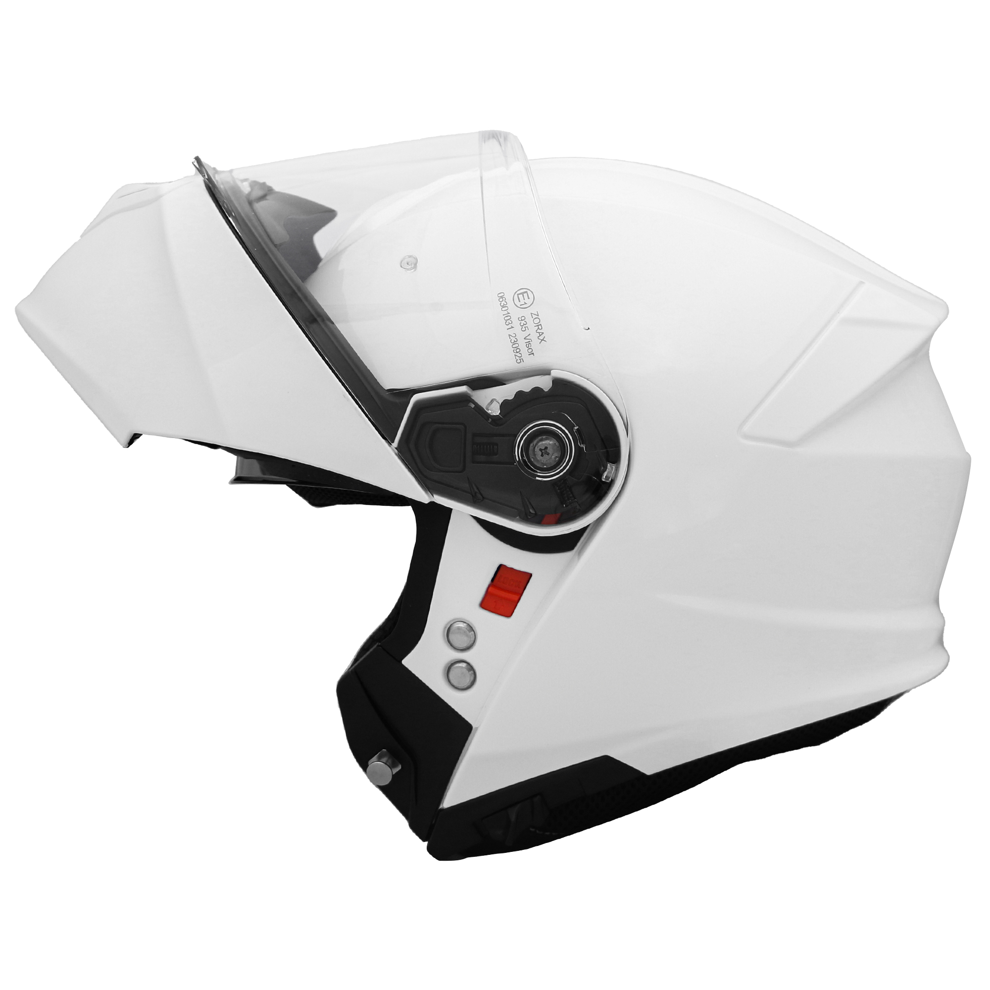 ZORAX ZOR-838 DVS Flip Up Front Motorbike Helmet Motorcycle Crash On Road Safe - Picture 19 of 44